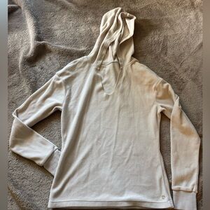 Small BuffBunny Namaste Hoodie in Cream